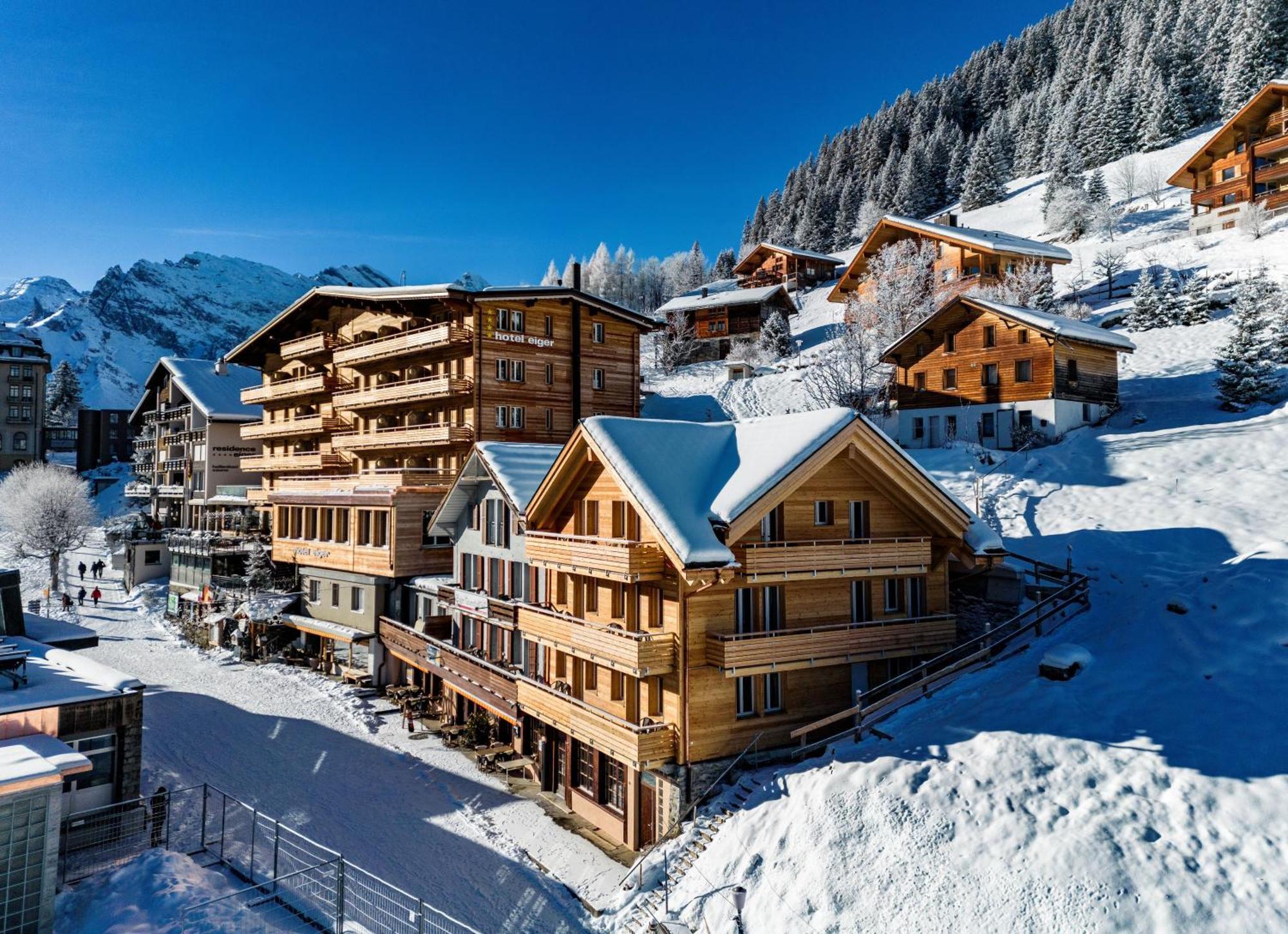 Eiger Guesthouse Mürren Exterior foto